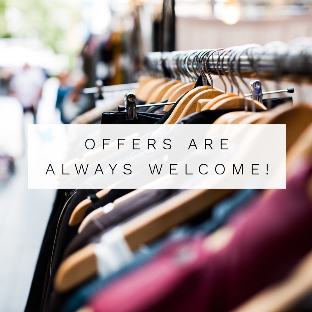 Love the item but not the price? Make an offer!!